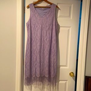 Size 16 Purple Harlow Flapper Inspired Dress
